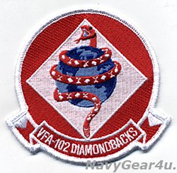 画像1: VFA-102 DIAMONDBACKS部隊パッチ（ベルクロ有無）