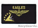 VFA-115 EAGLES パイロットネームタグ（ブラックボーダー）