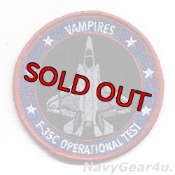 画像1: VX-9 VAMPIRES DETエドワーズ F-35Cショルダーバレットパッチ 