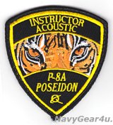 VP-8 TIGERS P-8AポセイドンINSTRUCTOR ACOUSTICショルダーパッチ（ベルクロ有無）