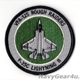 VFA-125 ROUGH RAIDERS F-35Cショルダーバレットパッチ（ベルクロ有無）