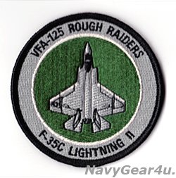 画像1: VFA-125 ROUGH RAIDERS F-35Cショルダーバレットパッチ（ベルクロ有無）