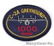 C-2A GREYHOUND 1000飛行時間達成記念パッチ（ベルクロ有無）