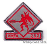 VMFA-232 RED DEVILS部隊パッチ（ベルクロ有無）