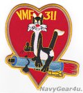 VMA/VMFA-311 TOMCATS THROWBACK部隊パッチ（ベルクロ有無）