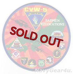 画像1: CVW-5岩国移転"BADMEN RELOCATIONS"記念パッチ（ハイブリッド）