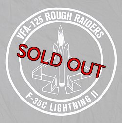 画像2: VFA-125 ROUGH RAIDERS オフィシャルT-シャツ（ブラック）
