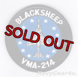 VMA-214 BLACK SHEEPS AV-8Bショルダ―バレットパッチ（ベルクロ付き）