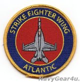 STRIKE FIGHTER WING ATLANTIC F/A-18Eショルダーバレットパッチ（ベルクロ有無）