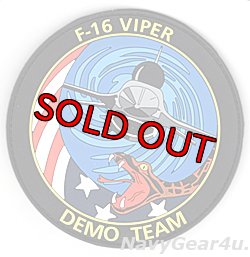 画像1: USAF ACC F-16 VIPER DEMO TEAMパッチ（PVCラバーパッチ/ベルクロ付き）