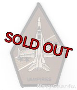 VX-9 VAMPIRES F/A-18E/Fショルダーパッチ（デザート/ベルクロ有無）