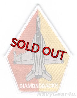 画像1: VFA-102 DIAMONDBACKS F/A-18F ベテランクルー用ショルダーパッチ（ベルクロ有無）