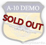 USAF ACC A-10C サンダーボルトII DEMO TEAMショルダーパッチ（ベルクロ付き）