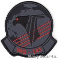 VAQ-141 SHADOWHAWKS MIDNIGHT部隊パッチ（ベルクロ有無）