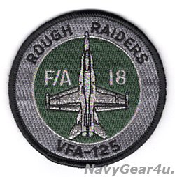 画像1: VFA-125 ROUGH RAIDERS F/A-18ショルダーバレットパッチ（ベルクロ有無/デッドストック）