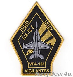 画像1: VFA-151 VIGILANTES F/A-18Eショルダーパッチ（ベルクロ有無）