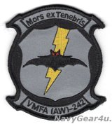 VMFA(AW)-242 BATS 部隊パッチ（ベルクロ有無）