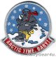VFA-211 FIGHTING CHECKMATES アラスカ展開記念ARCTIC TIME,BABY!ショルダーマスコットパッチ（ベルクロ有無）