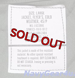 画像4: CWU-45/P NOVOLOIDフライトジャケットLARGE（42-44）VALLEY APPAREL社製2010年度発注品（新素材：新品UPCタグ付き）