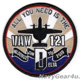 VAW-121 BLUETAILSCVW-7/CVN-72 ワールドトクルーズ2019記念パッチ