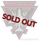 VMAQ-2 DEATH JESTERS 2019年部隊解散記念ショルダーパッチ