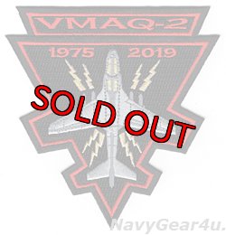 画像1: VMAQ-2 DEATH JESTERS 2019年部隊解散記念ショルダーパッチ