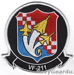 画像1: VFA-211 FIGHTING CHECKMATES ヒストリーTHROWBACK部隊パッチ