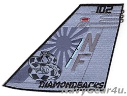 画像1: VFA-102 DIAMONDBACKS NF102 新垂直尾翼パッチ