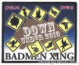 CVW-5/CVN-76 BADMEN XINGダウンアンダー2019クルーズ記念パッチ（ハイブリッド）