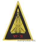 VF-31 TOMCATTERS ショルダートライアングルパッチ（デッドストック）