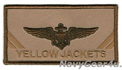 画像1: VAQ-138 YELLOW JACKETSパイロットネームタグ（デザート/ベルクロ有無）