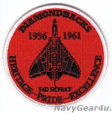 VFA-102 DIAMONDBACKS 部隊創設65周年記念ヘリテージプライドパッチ（F4D/ベルクロ有無）