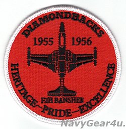 画像1: VFA-102 DIAMONDBACKS 部隊創設65周年記念ヘリテージプライドパッチ（F2H/ベルクロ有無）