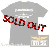 VR-56 GLOBEMASTERS部隊オフィシャルT-シャツ（ブラック）