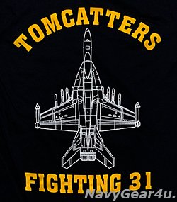 画像2: VFA-31 TOMCATTERTS オフィシャルT-シャツ（ブラック）