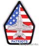 VAQ-140 PATRIOTS EA-18Gショルダーパッチ（ベルクロ付き）