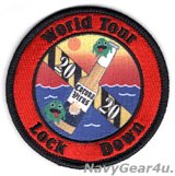 LHA-6 USSアメリカ World Tour Lock Down 2020クルーズ記念パッチ（ベルクロ有無）