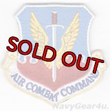 USAF AIR COMBAT COMMAND部隊パッチ（ベルクロ付き）