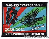 VAQ-135 BLACK RAVENS"YATAGARASU" INDO-PACOM ディプロイメント2020-2021記念パッチ