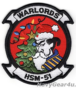 画像1: HSM-51 WARLORDS HOLIDAY部隊パッチ（ベルクロ有無）