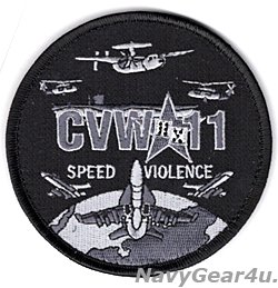 画像1: CVW-11（NH）SPEEED & VIOLENCEショルダーパッチ（ベルクロ付き）
