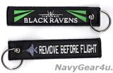 VAQ-135 BLACK RAVENS REMOVE BEFORE FLIGHTキーリング（ブラック）