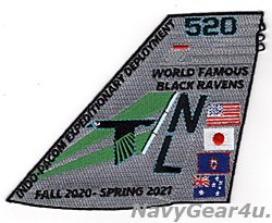 画像1: VAQ-135 BLACK RAVENS INDO-PACOM遠征展開 2020-2021記念パッチ（ベルクロ有無）