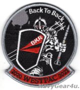 VFA-154 BLACK KNIGHTS2020-2021ウエストパック連続展開記念パッチ（ベルクロ有無）