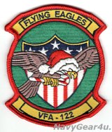 VFA-122 FLYING EAGLES HOLIDAY部隊パッチ（ベルクロ有無）