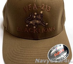 画像2: VFA-213 BLACK LIONSオフィシャルボールキャップ（コヨーテ/FLEX FIT）