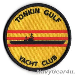画像1: U.S.NAVY 現代版トンキン湾ヨットクラブ ショルダーパッチ（ベルクロ有無）