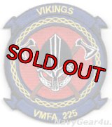 VMFA-225 VIKINGS 部隊パッチ（ベルクロ有無）