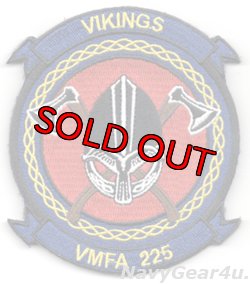 画像1: VMFA-225 VIKINGS 部隊パッチ（ベルクロ有無）