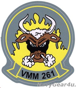 画像1: VMM-261 RAGING BULLSステッカー